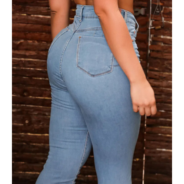 Calça Jeans Feminina Modelo Skinny levanta bum bum com Cintura alta 20201.36