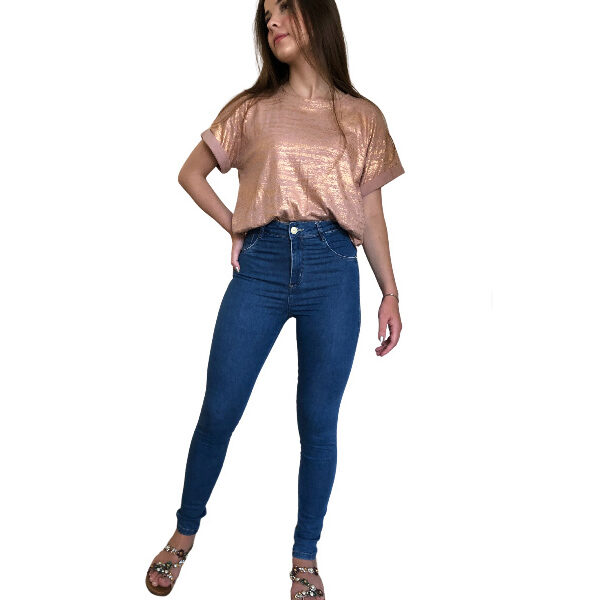 Calça Jeans Feminina Modelo Skinny levanta bum bum com Cintura Mediana  20202.38 – Jeans Sob Medida